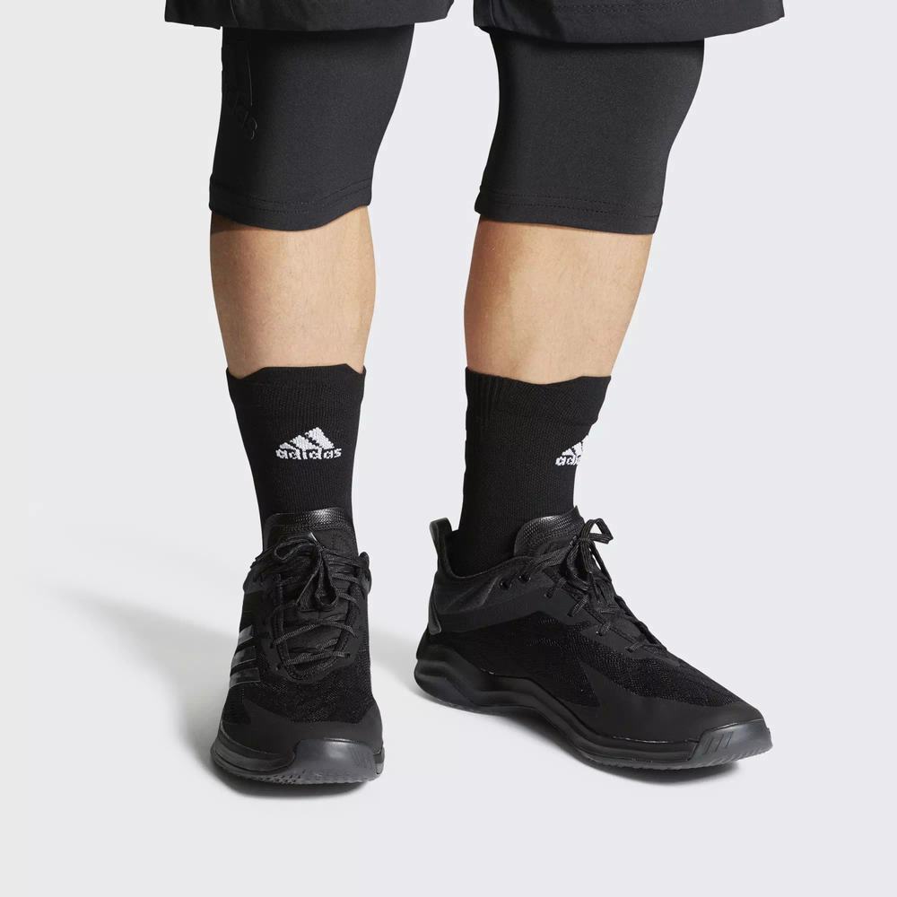 Adidas Speed Trainer 4 Wide Tenis De Beisbol Negros Para Hombre (MX-65655)